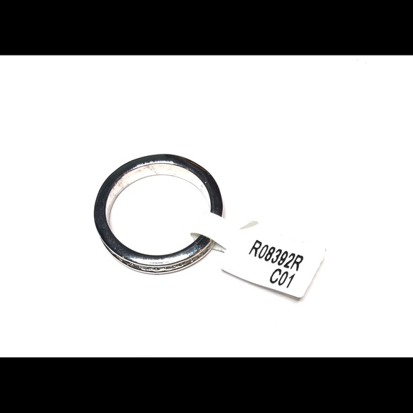 Silver alloy CZ Eternity Channel Ring - Picture 4 of 4